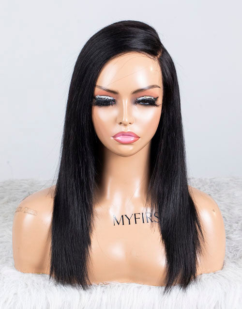 Clearance - 13x6"  Lace Front Wig Indian Hair - 14" Silky Size 1- MTY-2798