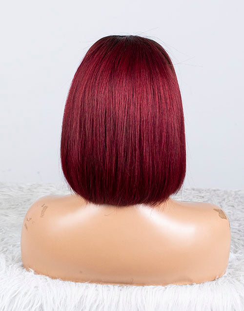 Clearance - 13x4"  Lace Front Wig Malaysian Hair - 10" Silky Size 1- MTY-2749