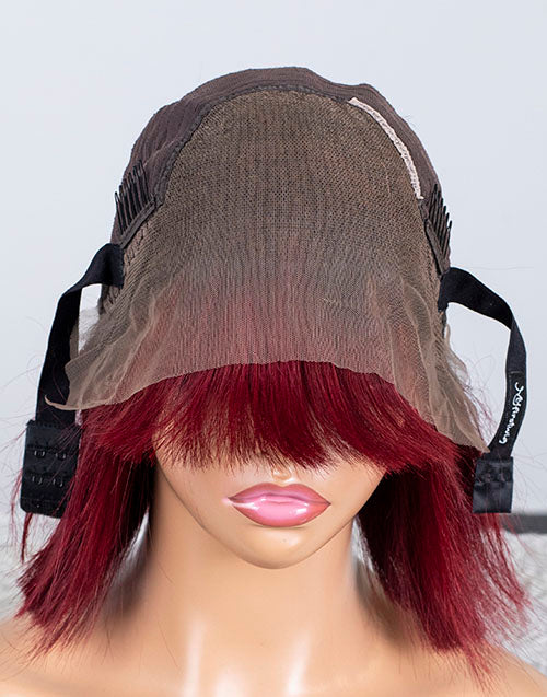 Clearance - 13x4"  Lace Front Wig Malaysian Hair - 10" Silky Size 1- MTY-2749