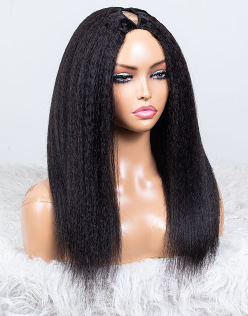 Clearance - V-Part Wig Indian Hair - 16" Kinky Size 2 - MT-3027