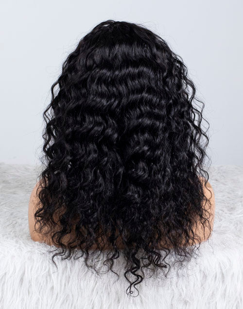 Clearance - Scalp Top Wig Indian Hair - 16"  Curly  Size 2- MC-65