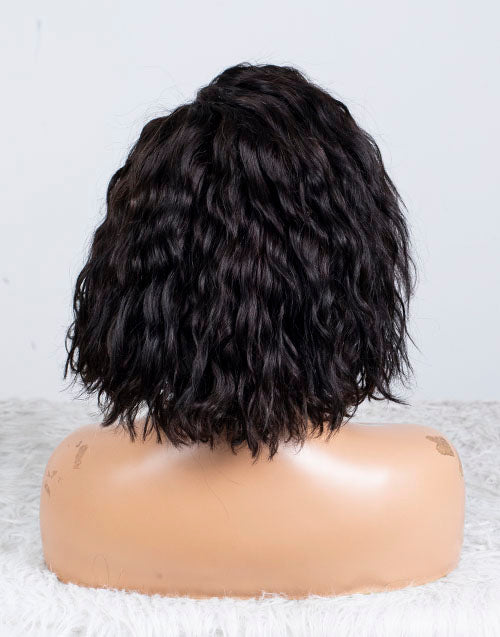 Clearance - 13x6"  Lace Front Wig Indian Hair - 12" Curly Size 1- MTY-2799