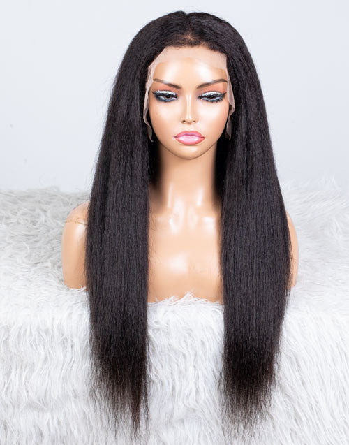 Clearance - 13x6" Lace Front Wig Indian Hair - 20" Kinky Size 2 - MTY-1209