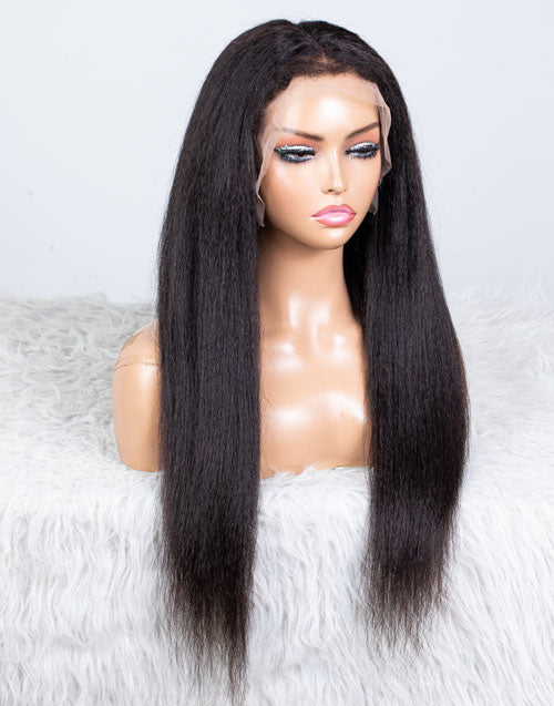 Clearance - 13x6" Lace Front Wig Indian Hair - 20" Kinky Size 2 - MTY-1209