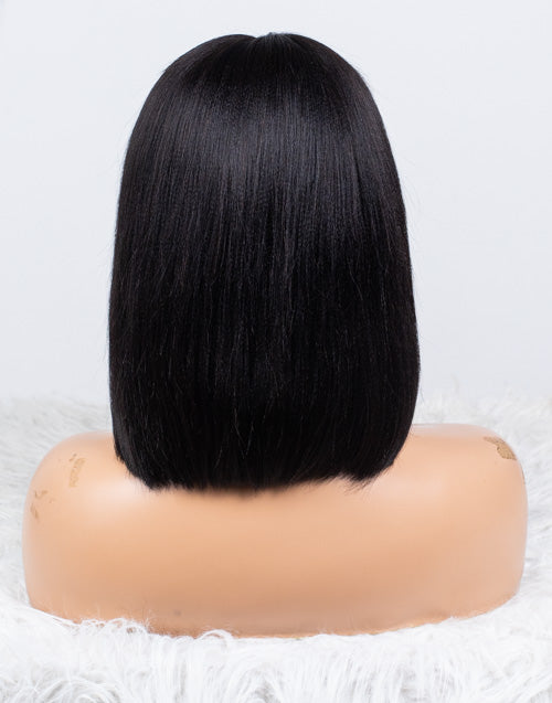 Clearance - 13x6" Lace Front Wig Indian Hair - 10" Yaki Size 2 - MT-3030