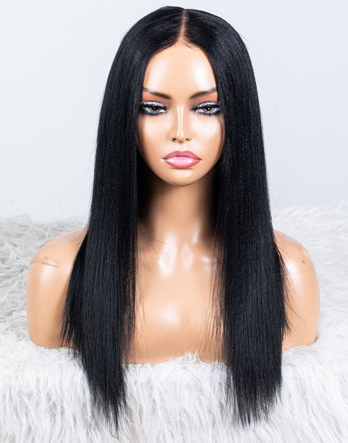 Clearance - 13x6" Lace Front Wig Malaysian Hair - 16" Yaki Size 2 - MTY-1194