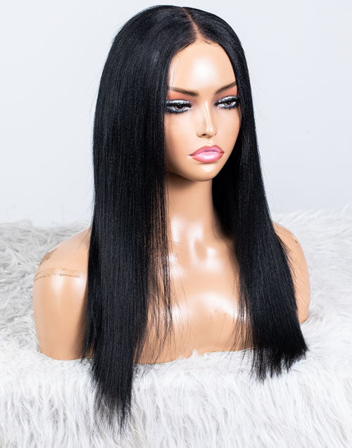 Clearance - 13x6" Lace Front Wig Malaysian Hair - 16" Yaki Size 2 - MTY-1194