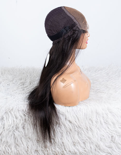 Clearance - 5x5" Closure Wig Indian Hair - 22" Silky Size Average - MT-3496