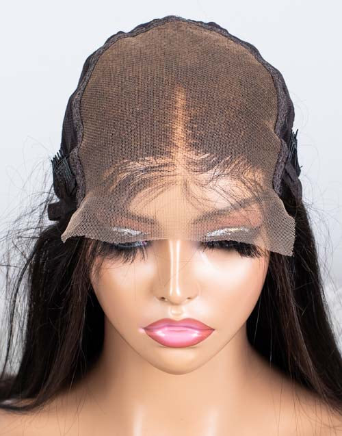 Clearance - 5x5" Closure Wig Indian Hair - 22" Silky Size Average - MT-3496