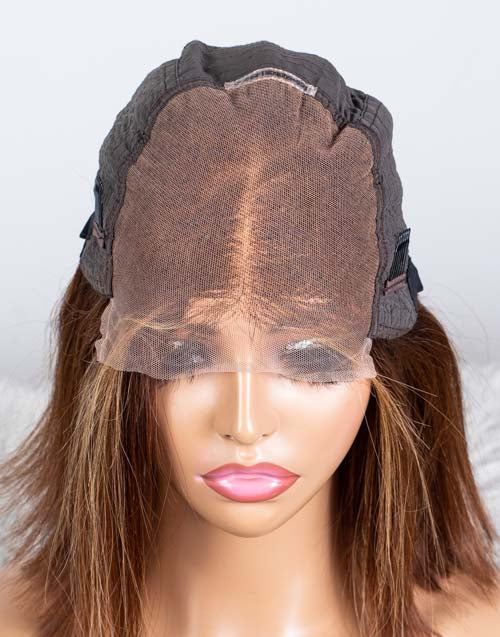 Clearance - 5x5" Closure Wig Indian Hair - 10" Silky Size Average - MTY-3816