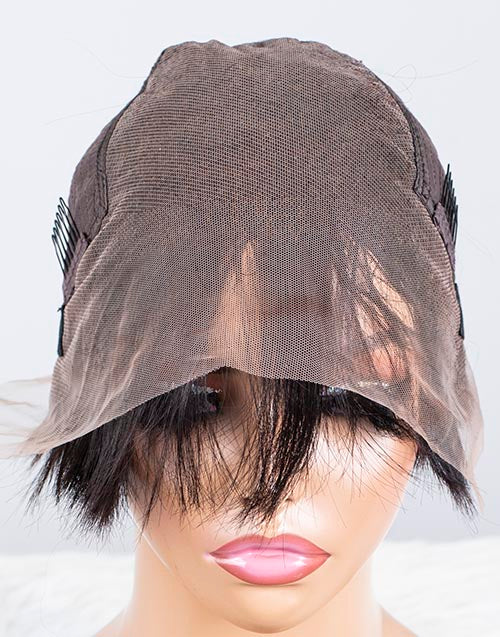 Clearance - 13x6" Lace Front Wig Indian Hair 160% Density - 10" Silky Size 1 - MTY-2777