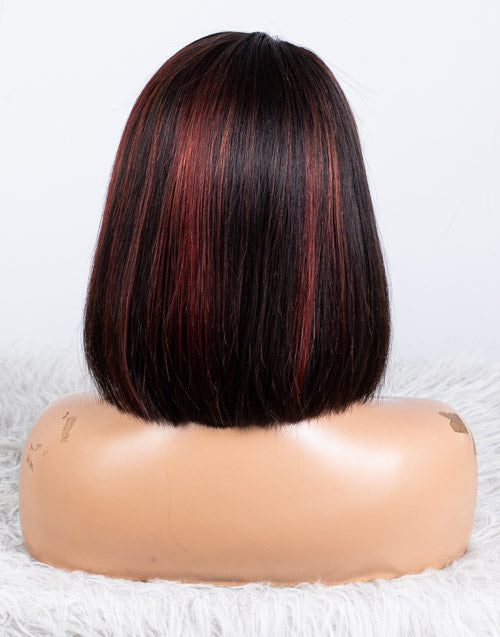 Clearance - 13x6" Lace Front Wig Malaysian Hair - 12" Silky Size 1 - MTY-3828