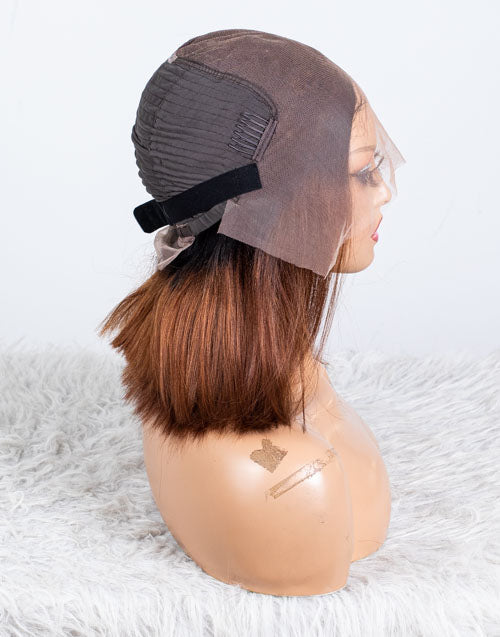 Clearance - 13x6" Lace Front Wig Indian Hair - 12" Yaki Size 1 - MTY-3814