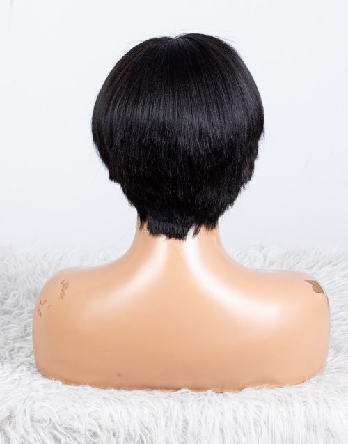 Clearance - 13x6" Lace Front Wig Indian Hair - 10" Yaki Size 1 - MTY-3818