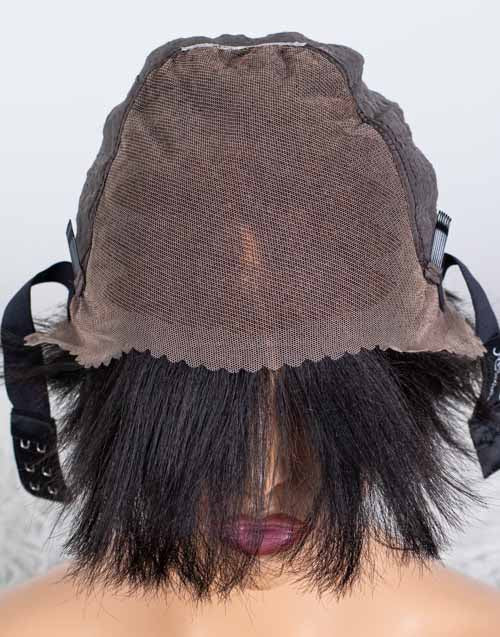 Clearance - 13x6" Lace Front Wig Indian Hair - 10" Yaki Size 1 - MTY-3818