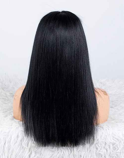 Clearance - 13x6" Indian Hair 160% Density - 16" Yaki Size 1 - MTY-2772