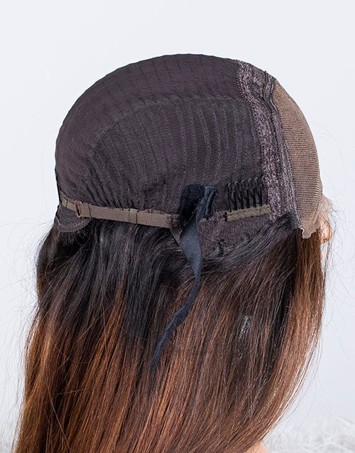 Clearance - 4x4" Closure Wig Indian Hair - 20" Silky Size Average - MT-3295