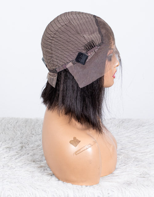 Clearance - 13x4" Indian Hair - 10" Kinky Straight Size 2 - MTY-3861