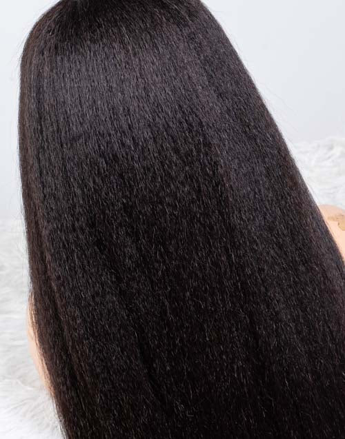 Clearance - 13*6" Lace Front Wig Indian Hair - 24" Kinky Size 1 - MTY-1022