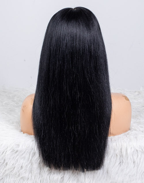 Clearance - 13*6" Lace Front Wig Indian Hair - 18" Yaki Size 1 - MTY-1005