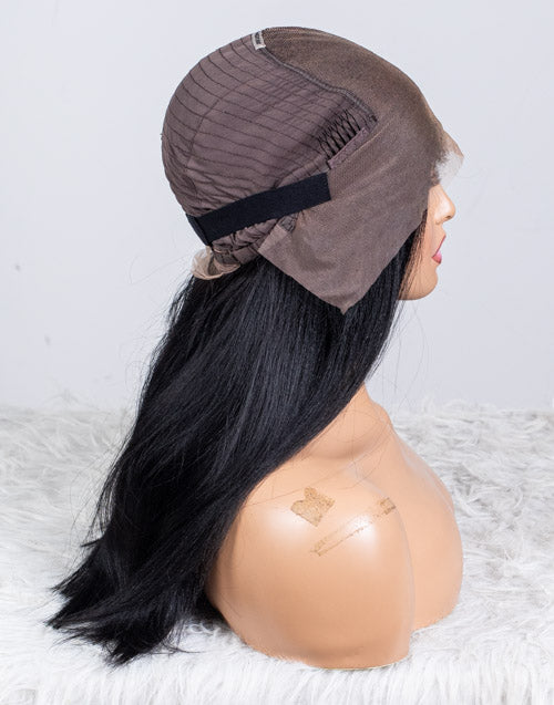 Clearance - 13*6" Lace Front Wig Indian Hair - 18" Yaki Size 1 - MTY-1005