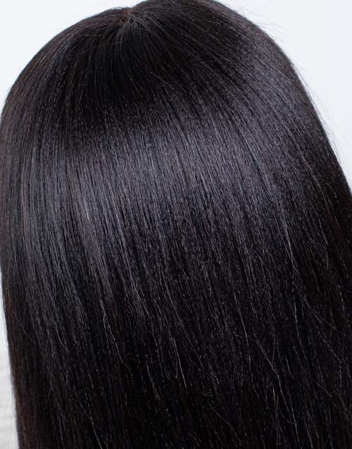 Clearance - 4x4" Glueless Closure Wig Indian Hair - 10" Yaki Size 1 - MTY-1274