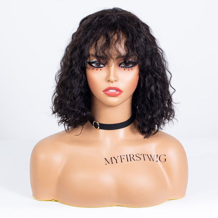 Clearance - 13x4'' Lace Front Wig Indian Hair - 10" Silky Size 1 - MTY-5214