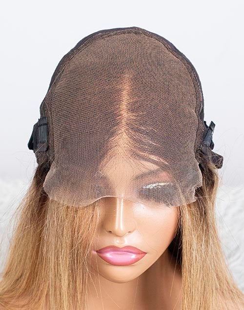 Clearance - 5x5" Closure Wig Indian Hair - 20" Silky Size Average - MT-3685