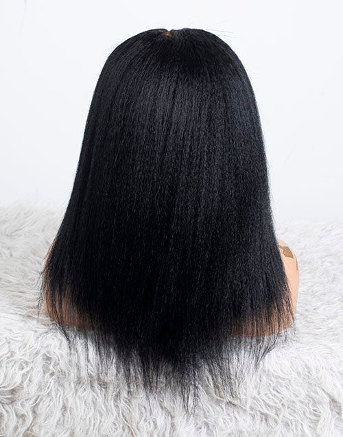 Clearance - 13x6" Malaysian Hair - 14" Kinky Size 1 - MTY-4636