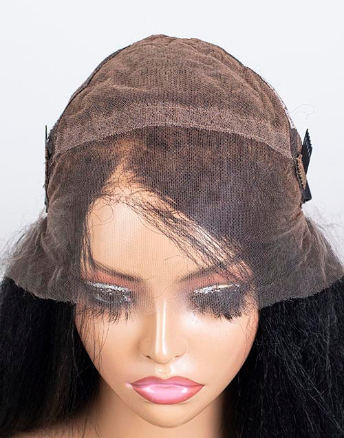 Clearance - 13x6" Malaysian Hair - 14" Kinky Size 1 - MTY-4636
