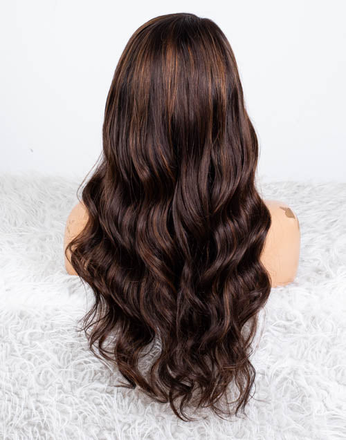 Clearance - 5x5" Closure Wig Indian Hair - 20" Silky Size Average - MTY-3931