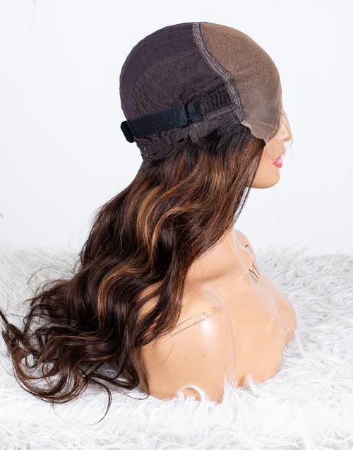 Clearance - 5x5" Closure Wig Indian Hair - 20" Silky Size Average - MTY-3931
