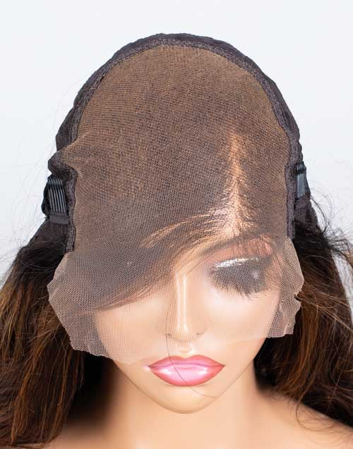 Clearance - 5x5" Closure Wig Indian Hair - 20" Silky Size Average - MTY-3931