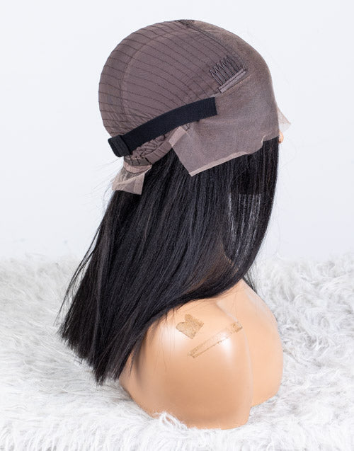 Clearance - 13x6" Lace Front Wig Indian Hair - 14" Yaki Size 2 - MT-3161