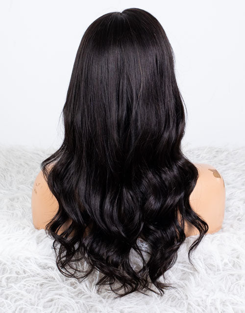 Clearance - 5x5" Closure Wig Indian Hair - 16" Silky Size Average - MTY-3955