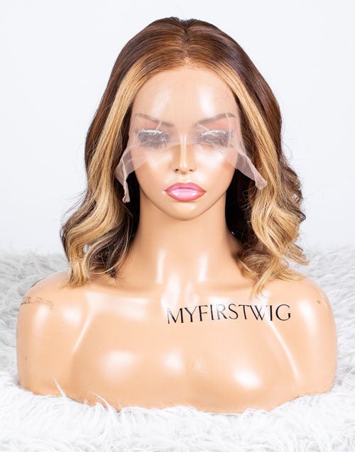 Clearance - 13x6" Lace Front Wig Indian Hair - 12" Silky Size 1 - MTY-3930