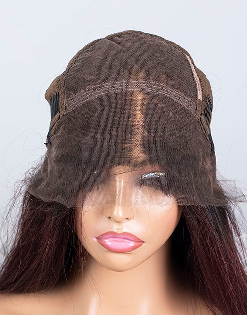 Clearance - 13x4'' Lace Front Wig Malaysian Hair - 18" Yaki Size 1 - MTY-2394