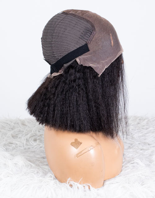 Clearance - 13x6" Lace Front Wig Indian Hair - 14" Kinky Size 1 - MTY-3954