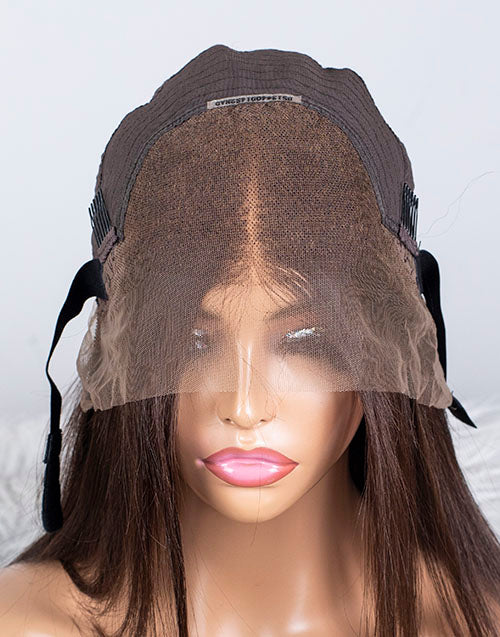 Clearance - 13x4" Lace Front Wig Indian Hair - 14" Silky Size-2 - MTY-2443