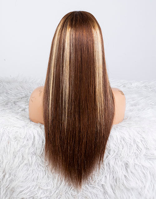 Clearance - 13x4"  Lace Front Wig Malaysian Hair - 18" Silky Size 1- MTY-2442