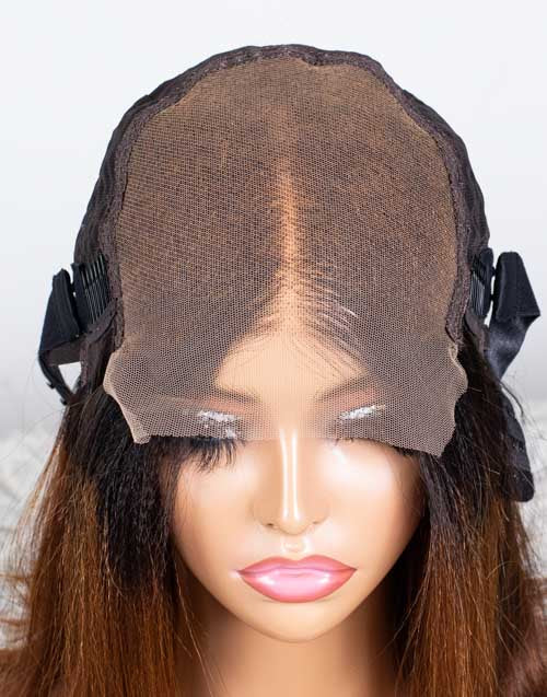 Clearance - 5x5" Closure Wig Indian Hair - 12" Yaki Size Average - MTY-3984