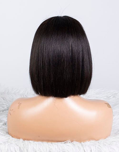 Clearance - 13x4" Lace Front Wig Indian Hair - 10" Yaki Size-1 - MTY-2433