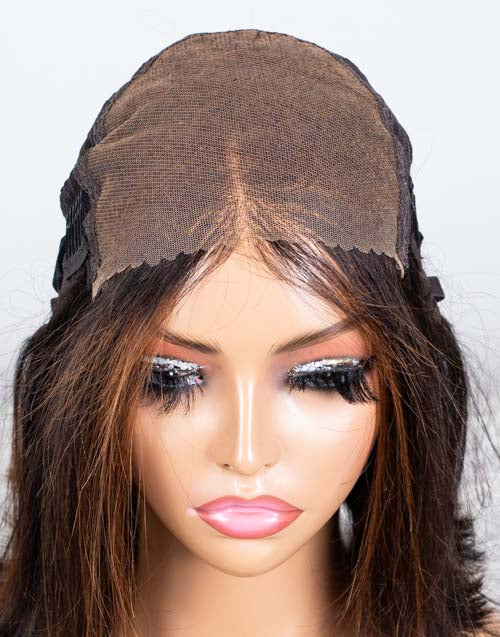 Clearance - 5x5" Closure Wig Indian Hair - 10" Silky Size Average - MTY-3939