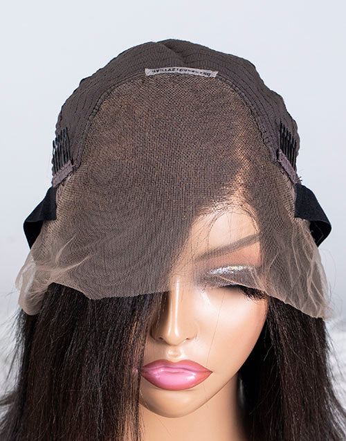 Clearance - 13x4" Lace Front Wig Indian Hair - 12" Yaki Size-1 - MTY-2431