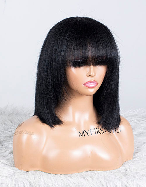 Clearance - 13x4" Indian Hair - 12" Kinky Size 1 - MTY-2429