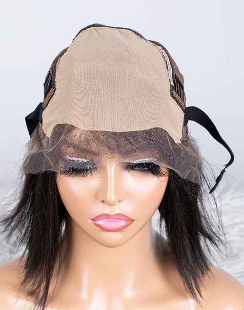 Clearance - 13x6'' Lace Front Wig Malaysian Hair - 10" Yaki Size 1 - MTY-2422