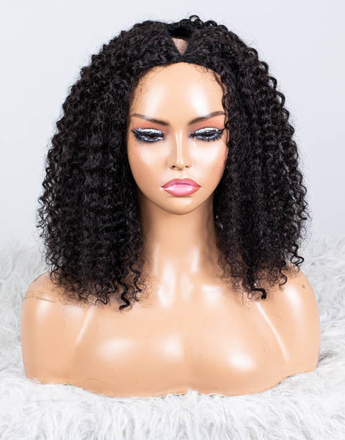 Clearance - V-Part Wig Indian Hair - 14“ Silky Size 1 - MTY-1366