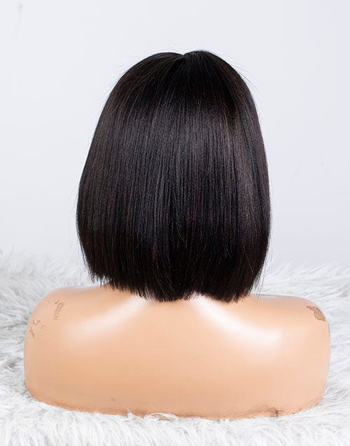 Clearance - 13x4" Lace Front Wig Indian Hair - 10" Yaki Size-1 - MTY-2413