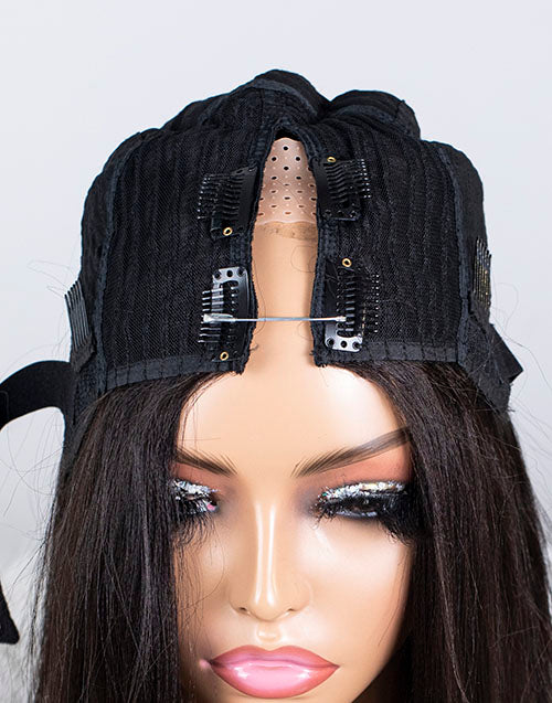 Clearance - V-Part Wig Indian Hair - 12" Yaki Size 1 - MTY-2437