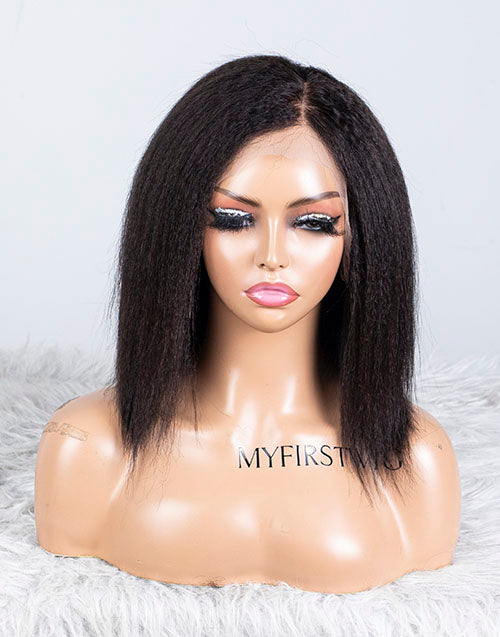 Clearance - 13x4" Indian Hair - 10" Kinky Size 1 - MTY-2423